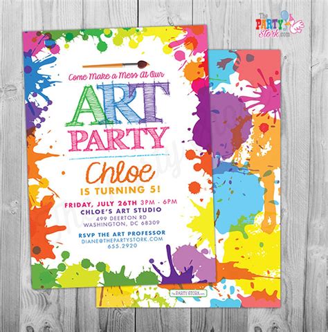 paint party invitation|paint party invitation templates.